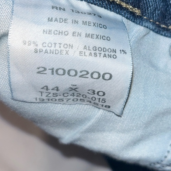 Lee Dark Wash Jeans Straight Leg Size 44X30 - Picture 4 of 7